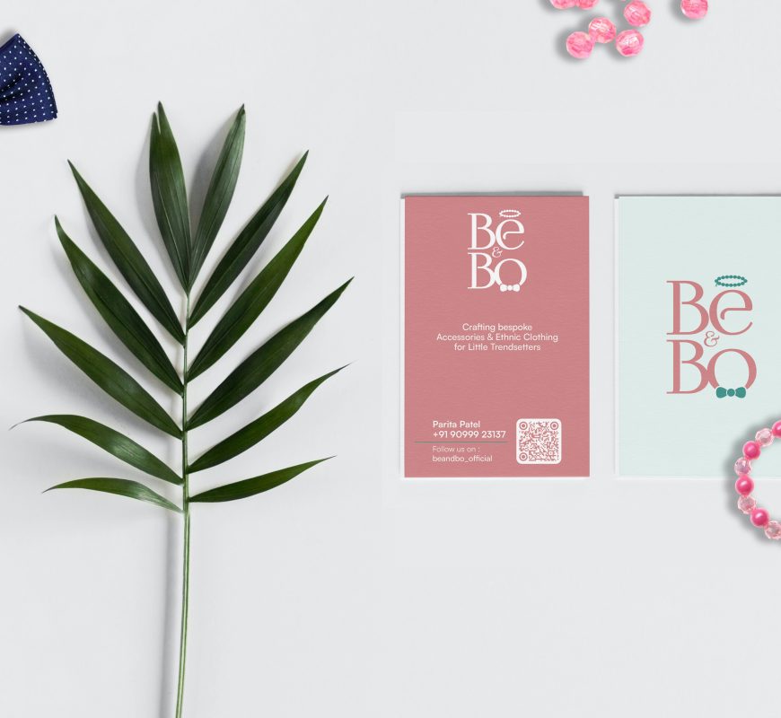 Free minimal front and back business card mockup-2