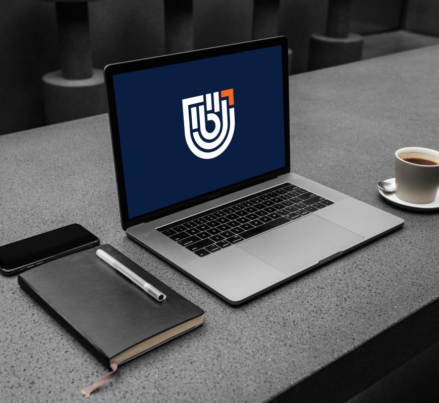 MacBook Pro Workspace PSD Mockup